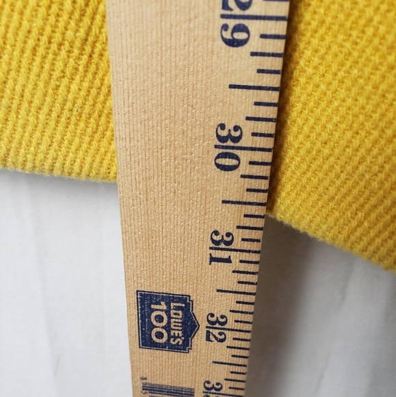 Calvin Klein Yellow Wool Blend Hooded Long Sleeve Zip Snap Closure Sz 6 - Picture 11 of 12